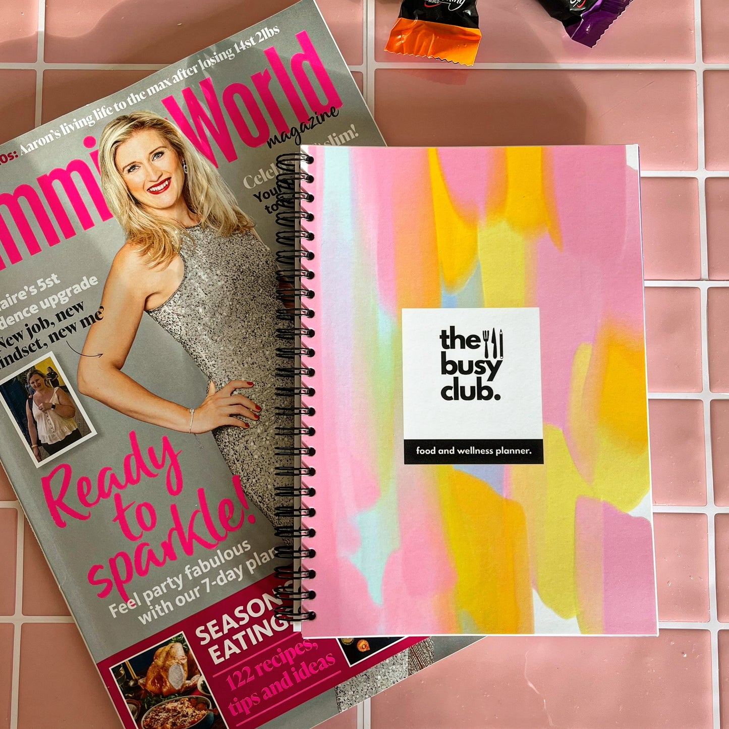 ‘Pastel Dreams’ 8 Week Food & Wellness Planner