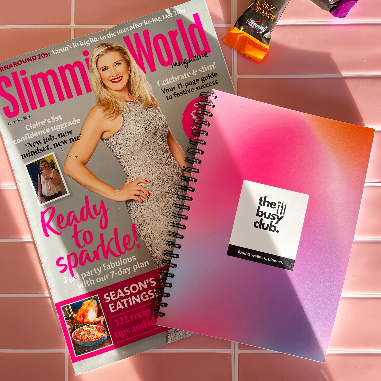 'Cotton Candy' 8 week weightloss planner