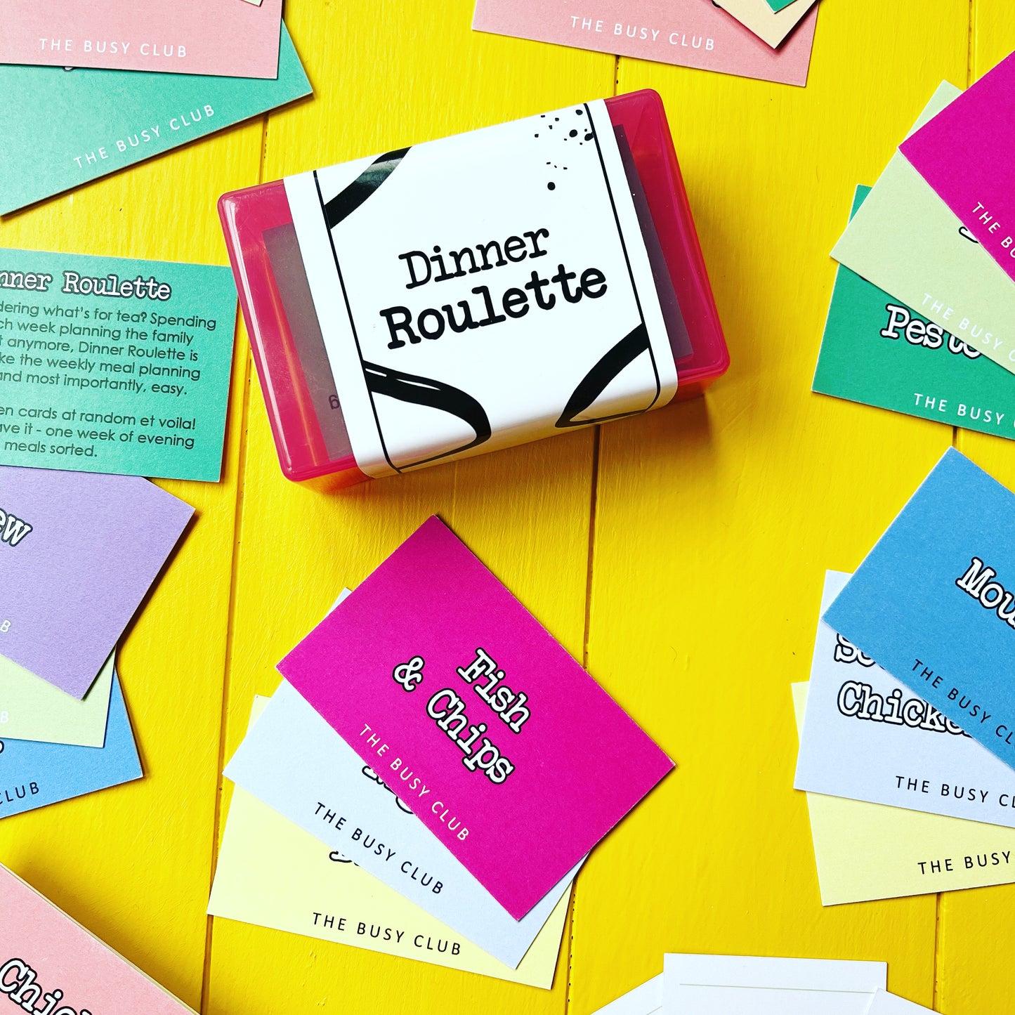 Dinner Card Roulette - Meal Planning Cards