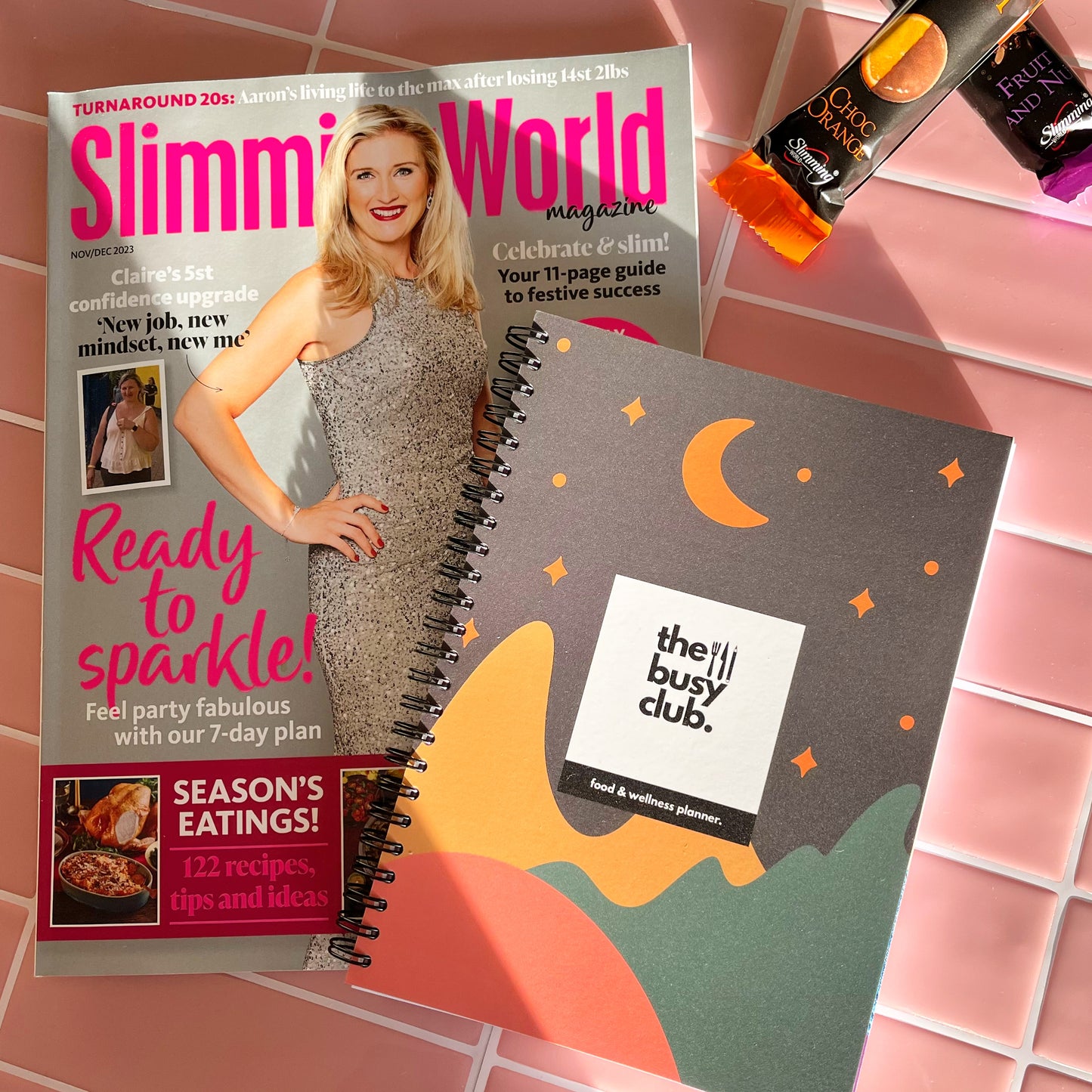'Moonlight Mountain’ 8 week weightloss planner