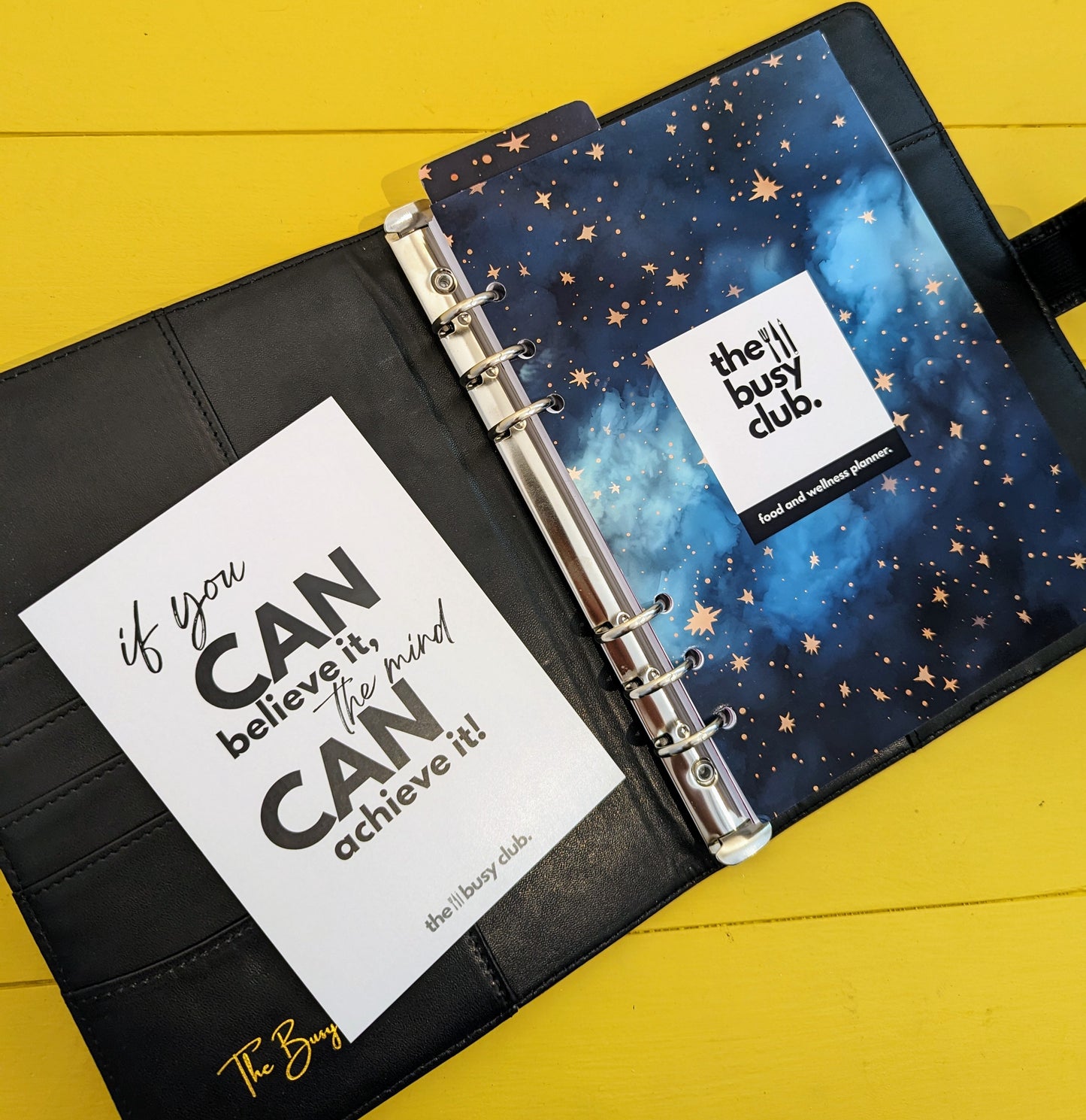 8 Week Food Diary Personal Planner Inserts - Star Dust