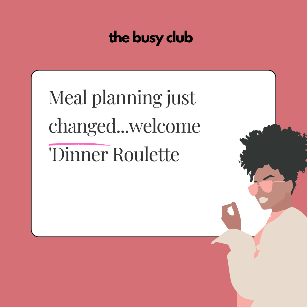 Meal planning just changed...welcome 'Dinner Roulette