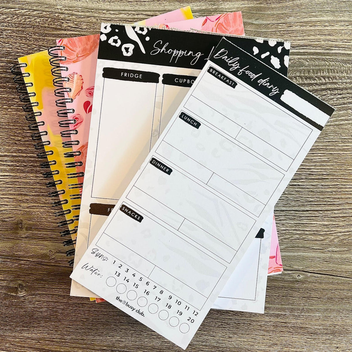 The Busy Club | Meal Planners | Food Planners | Menu Planners