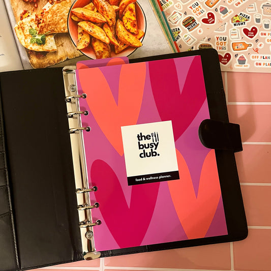 8 Week Food Diary Personal Planner Inserts - Sweet Heart