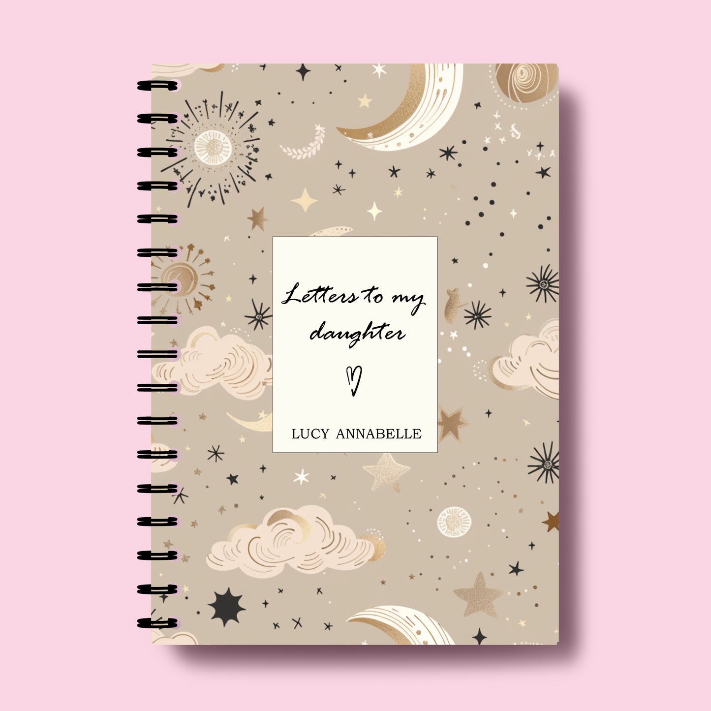 'Letters to my little one' Diary (Stars & Moons)