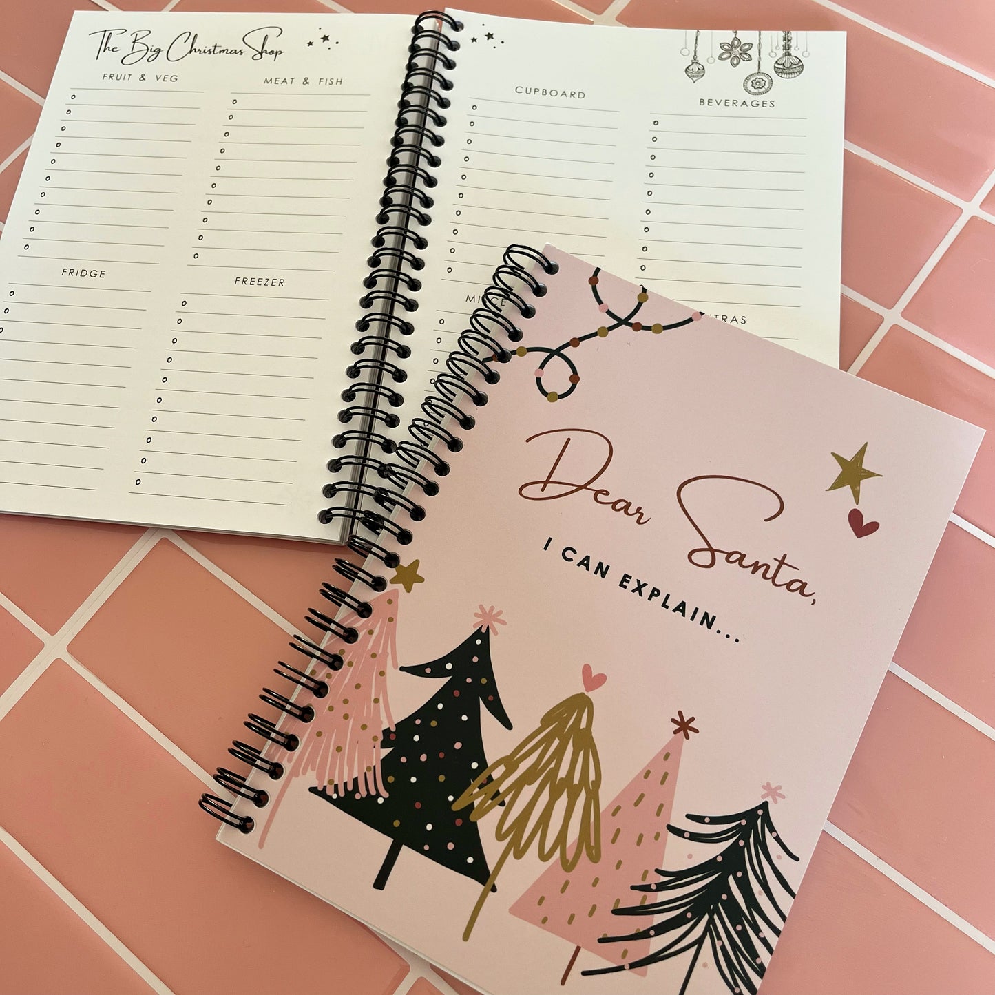 SAMPLE 'Dear Santa I can explain' Christmas Planner