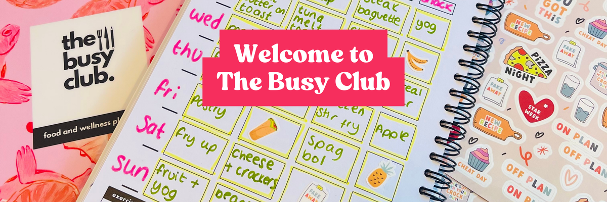 The Busy Club | Meal Planners | Food Planners | Menu Planners