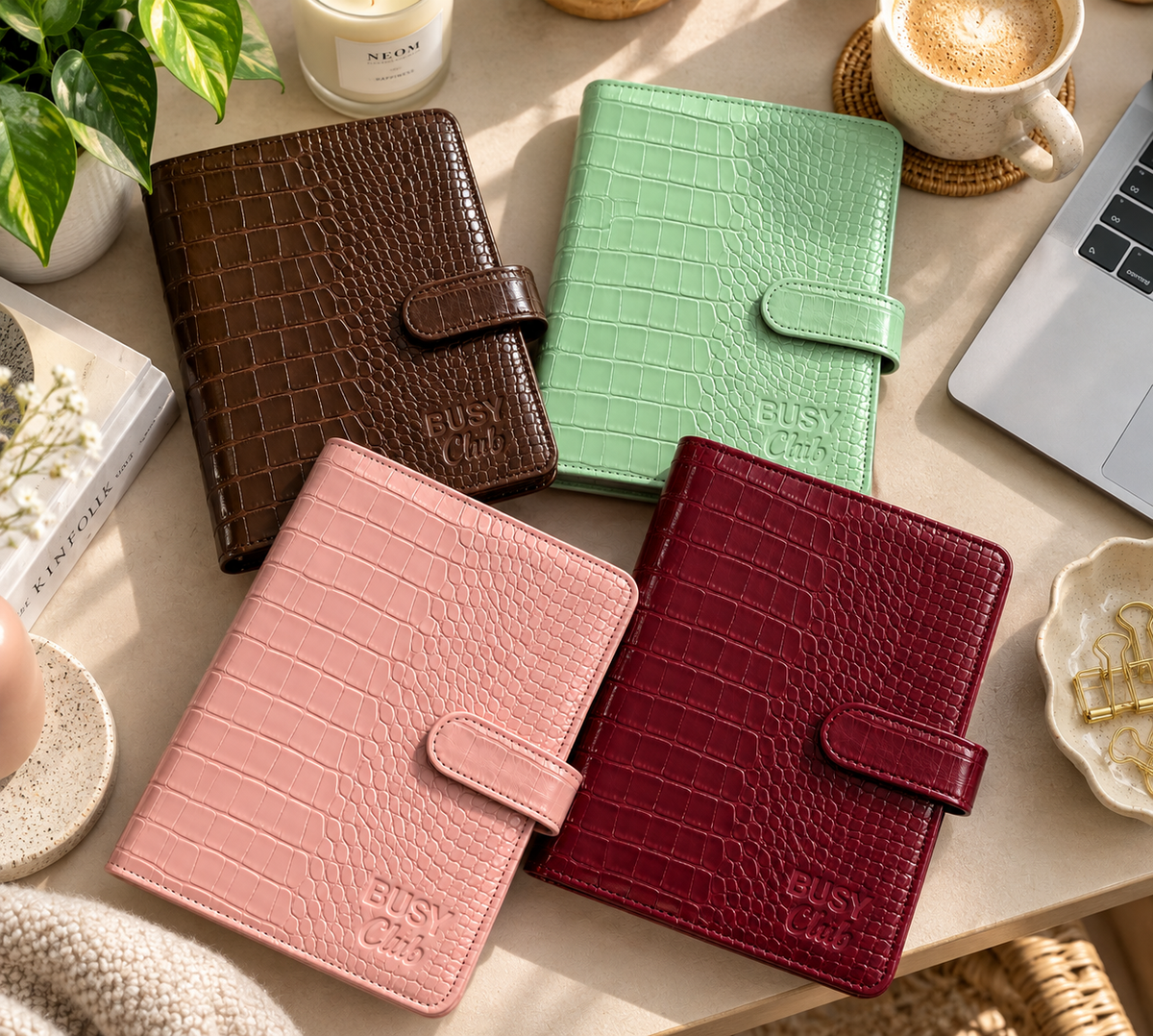 Embossed A5 Ring Binder