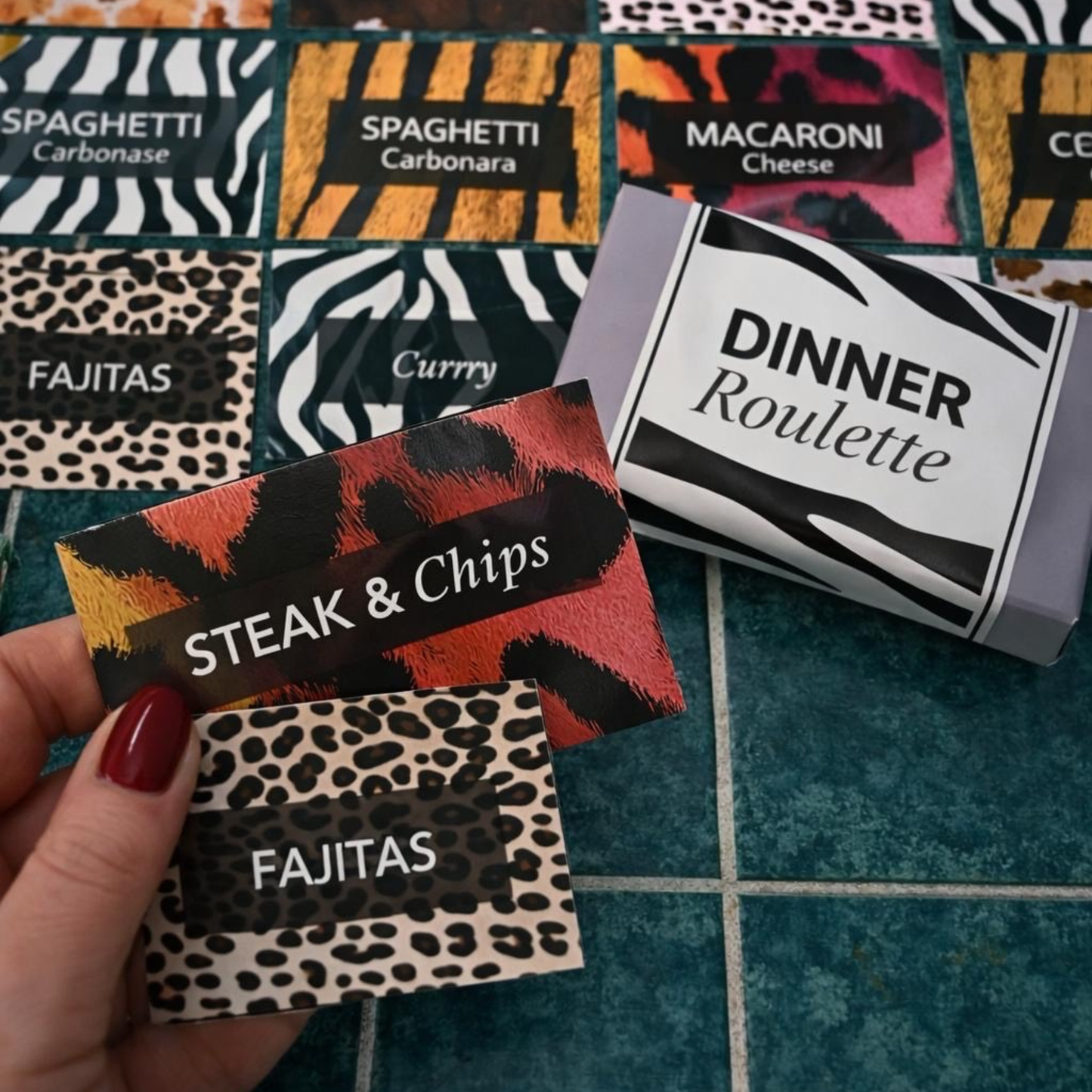 Dinner Card Roulette - Meal Planning Cards
