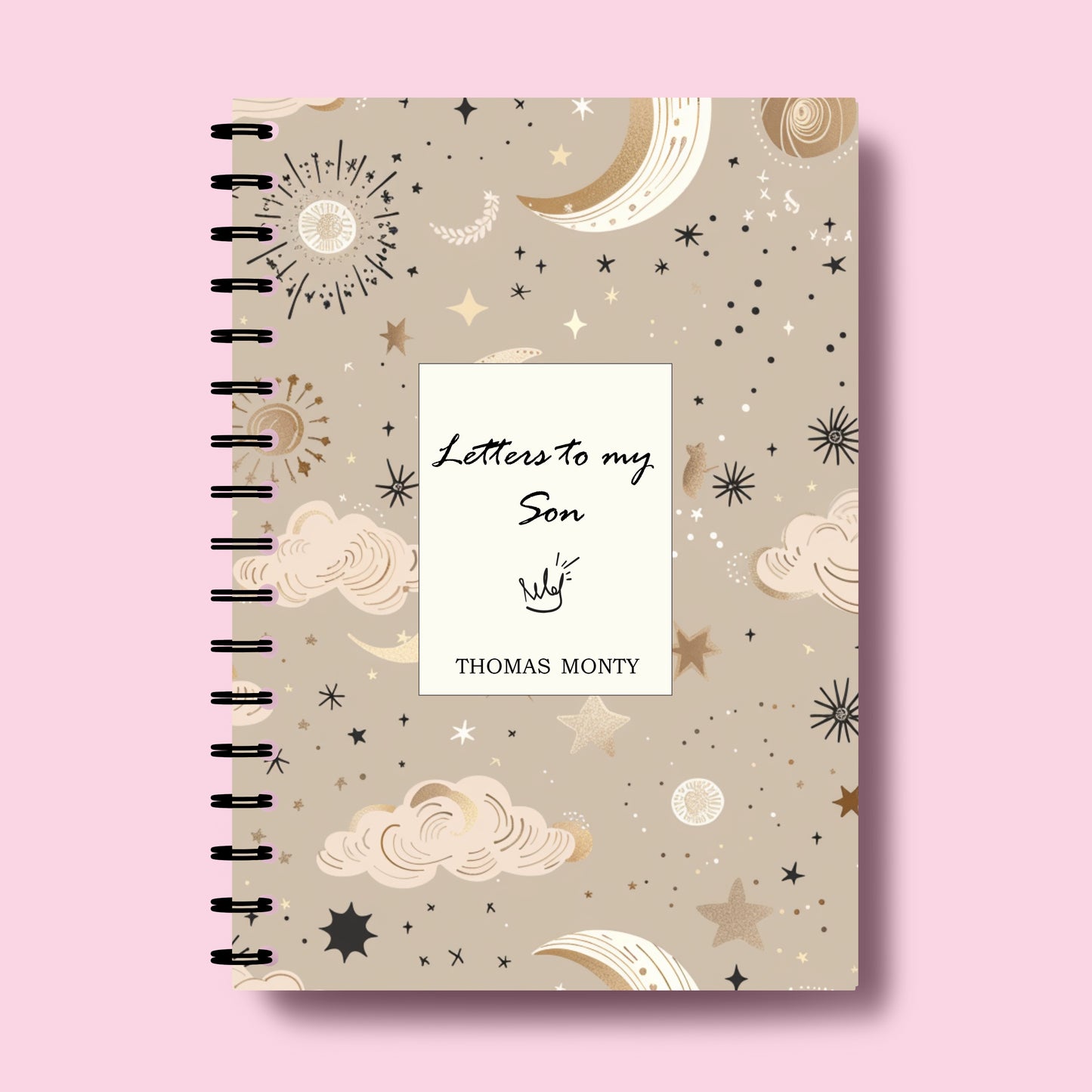 'Letters to my little one' Diary (Stars & Moons)