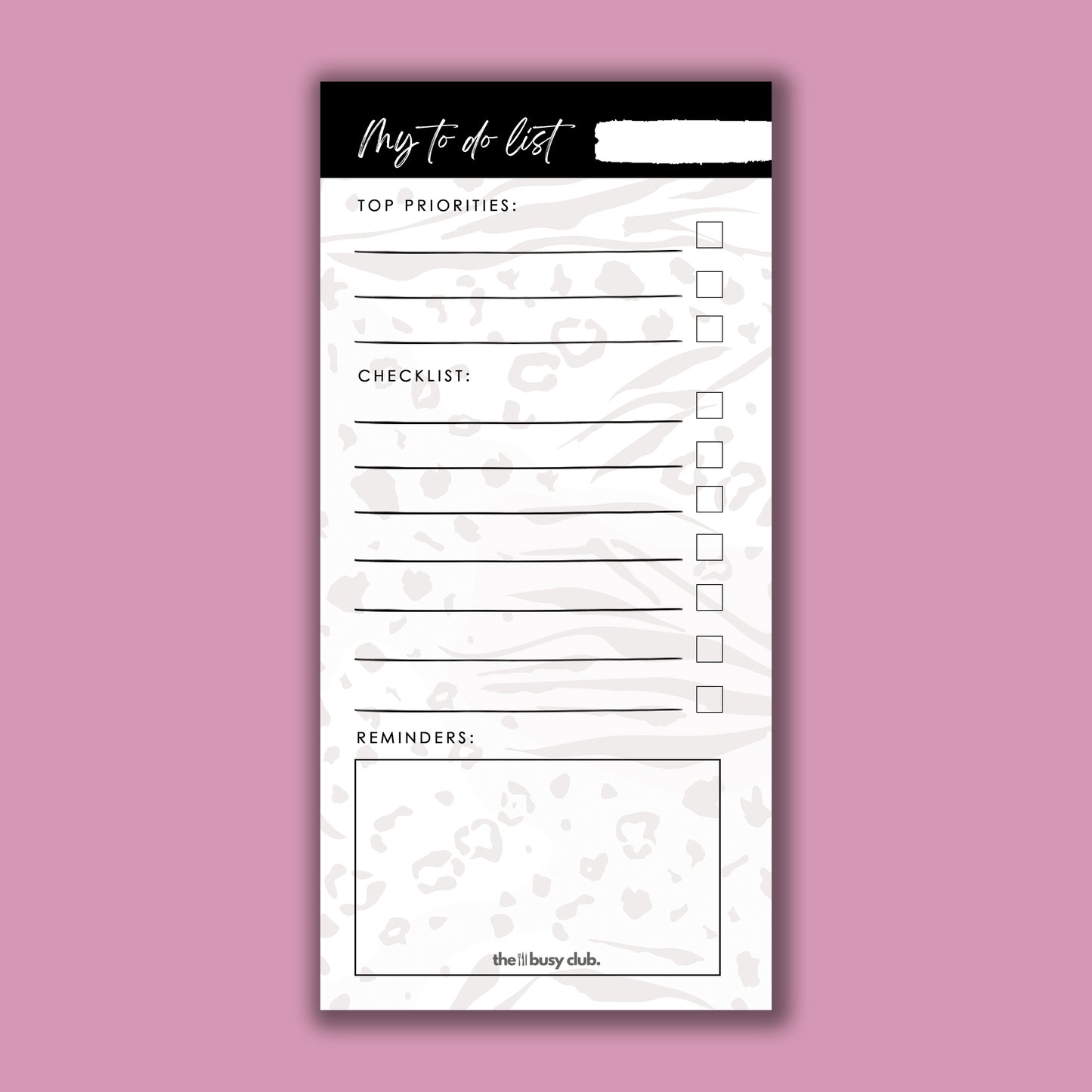 Handy 'To Do' List Pad