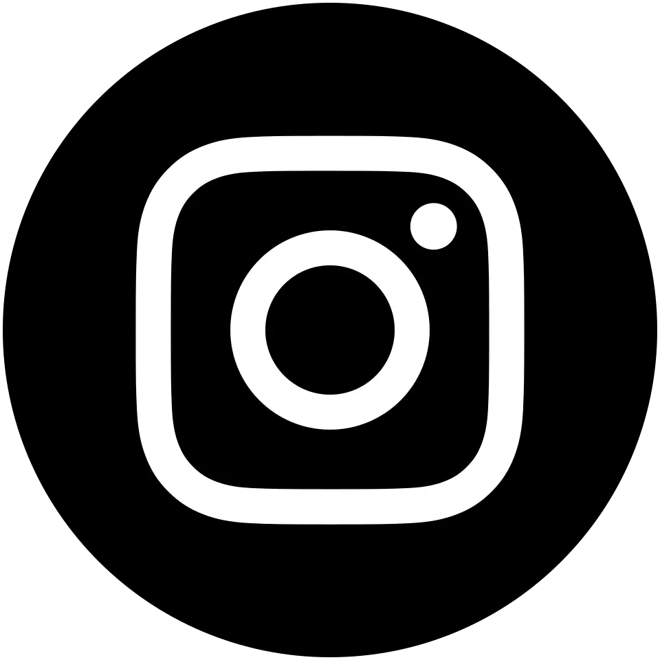 Black and white Instagram logo
