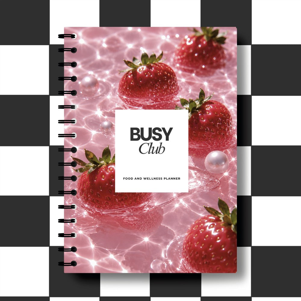 8 Week Food & Wellness Planner - Strawberry Crush
