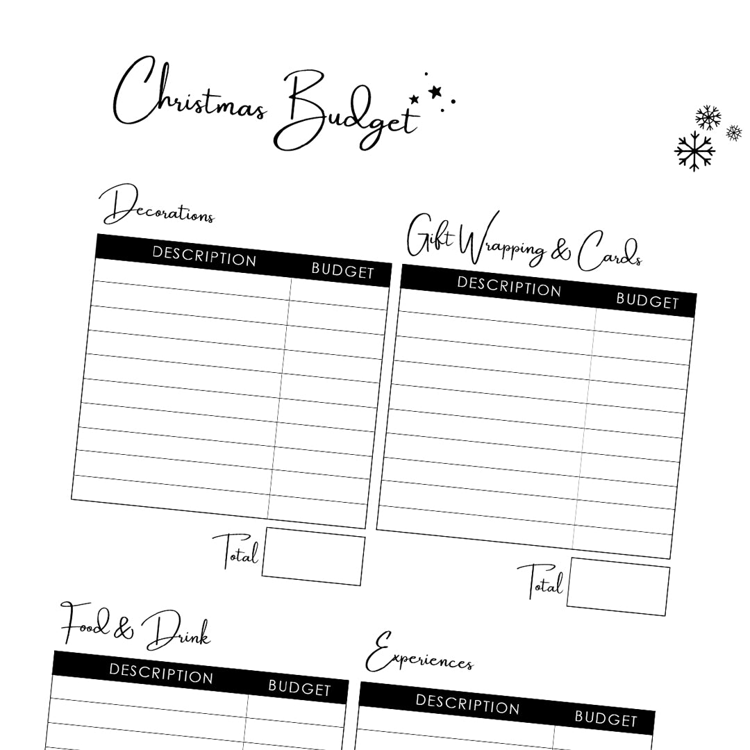 SAMPLE 'Dear Santa I can explain' Christmas Planner